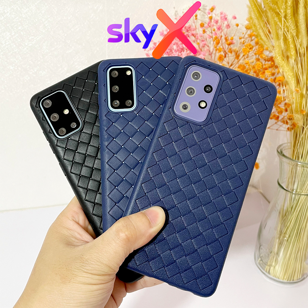 Ốp lưng SAMSUNG dệt lưới gợn sóng thoát khí Note 8 Note 9 Note10 Note 10 Lite Note10 plus Note 20 Note 20 Ultra S10 S10 Plus S20 S20 Plus S20Ultra S21 S21Ultra S21plus A8 2018 A8 plus 2018 A31 A51 A71 A32 A52 A52S A71