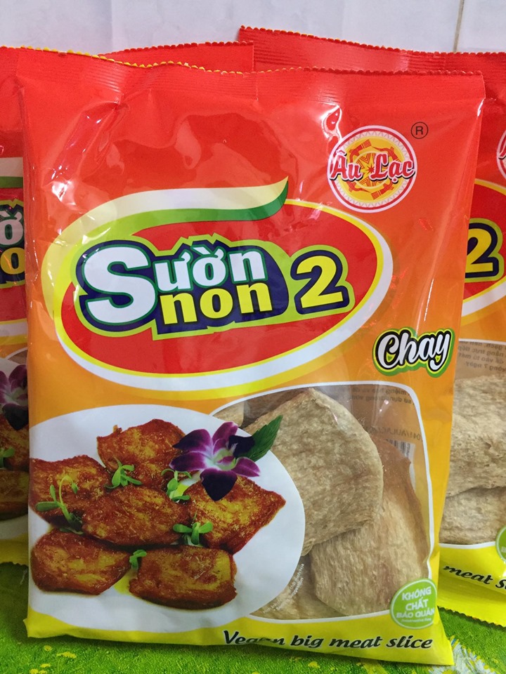 [HCM]Sườn Non 2 Chay Âu Lạc Ngon Bổ - Bịch 100G