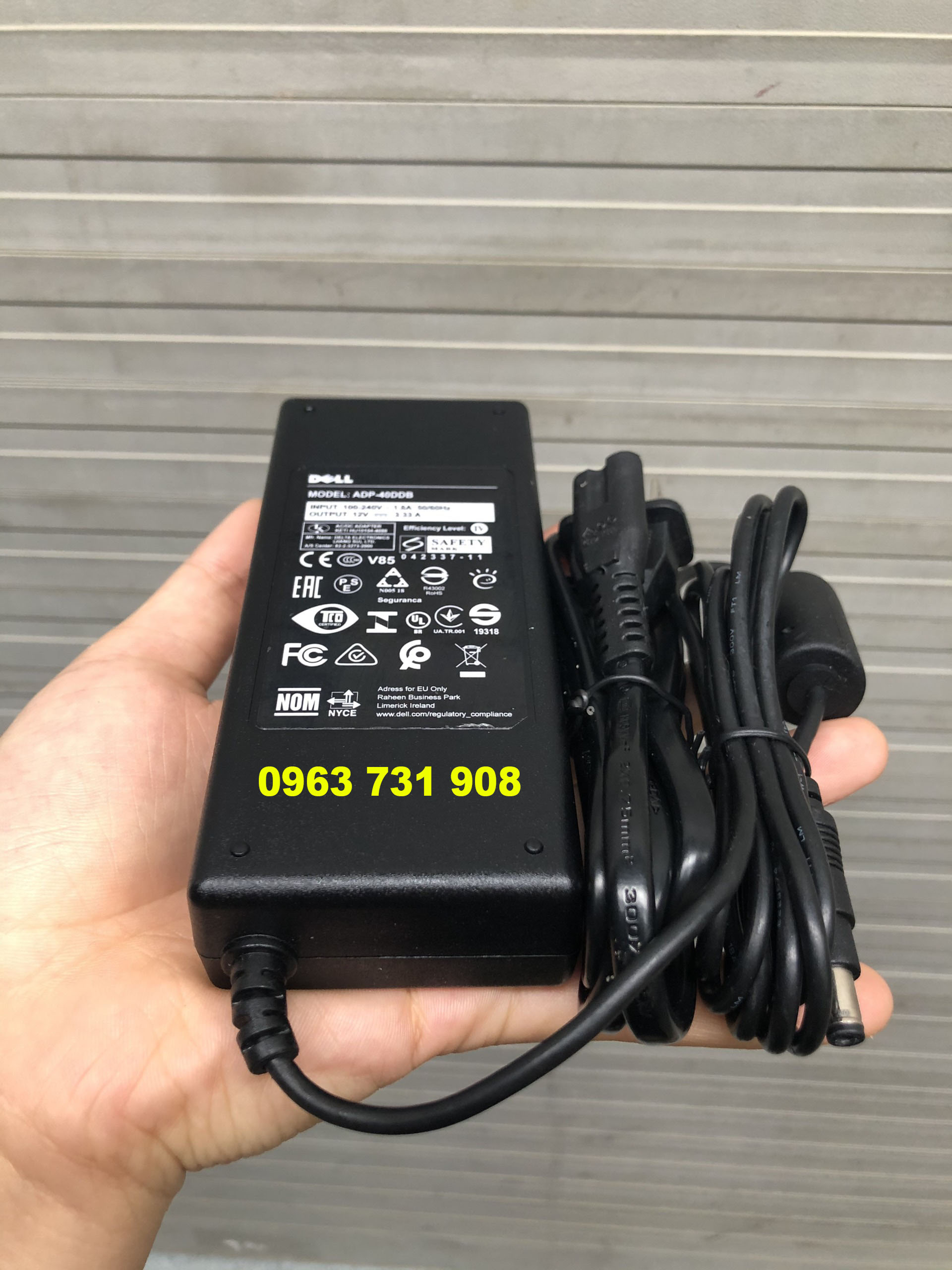Dây sạc nguồn màn hình dell 12v 3.33a
