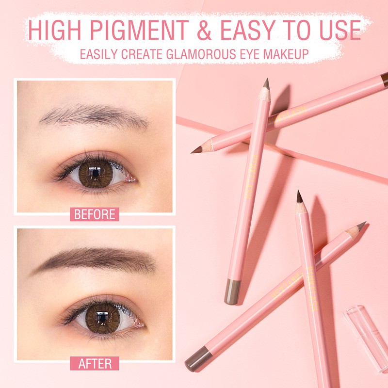 Chì Kẻ Mày Bền Màu Không Thấm Nước Pinkflash Oh My Emoji Eyebrown Pencil E02