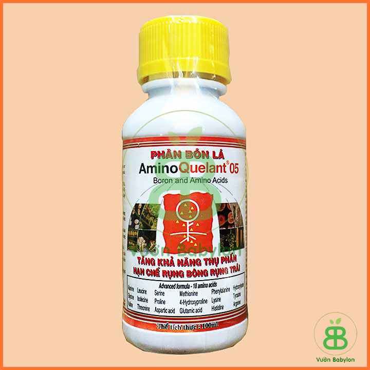 Phân Bón Lá Chống Rụng Trái, Thối Trái Non Amino Bo Chai 100ml