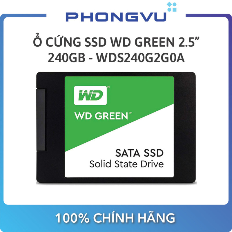 Bảng giá Ổ cứng SSD WD Green 240GB (WDS240G2G0A) - Bảo hành 36 tháng Phong Vũ