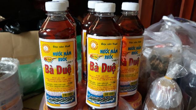 Nước mắm Ruốc Bà Duệ loại đặc biệt 1lít