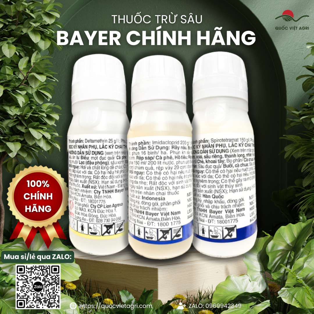 Thuốc trừ sâu BAYER (chai 100ml) - CHÍNH HÃNG BAYER