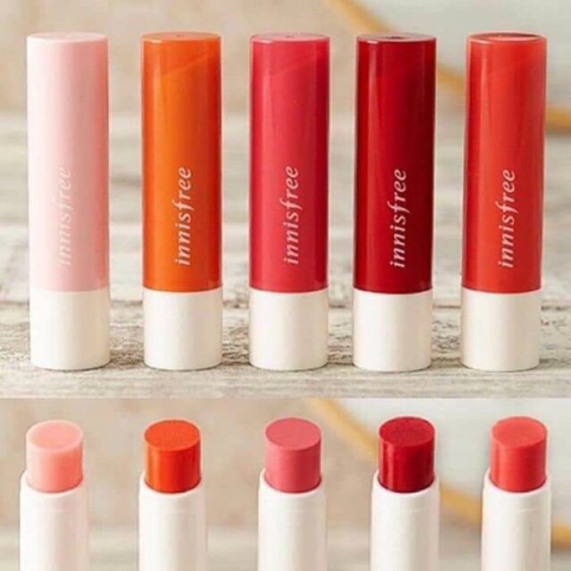SON DƯỠNG CÓ MÀU INNISFREE GLOW TINT LIP BALM-Son dưỡng