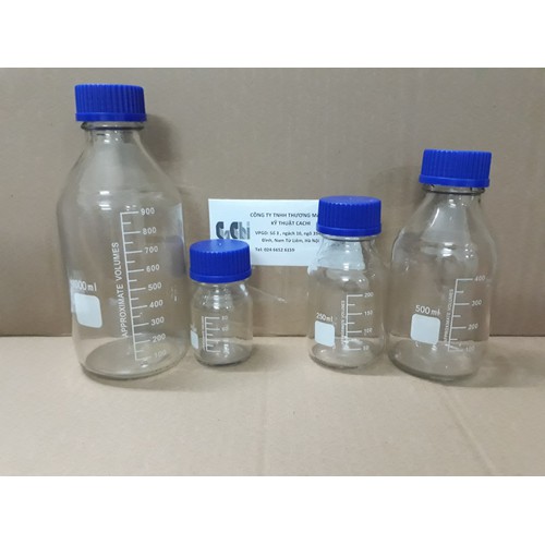 Chai thủy tinh trung tính 500ml