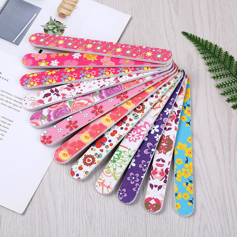Dũa giấy bông dùng làm móng nail 1 sấp 10 cây