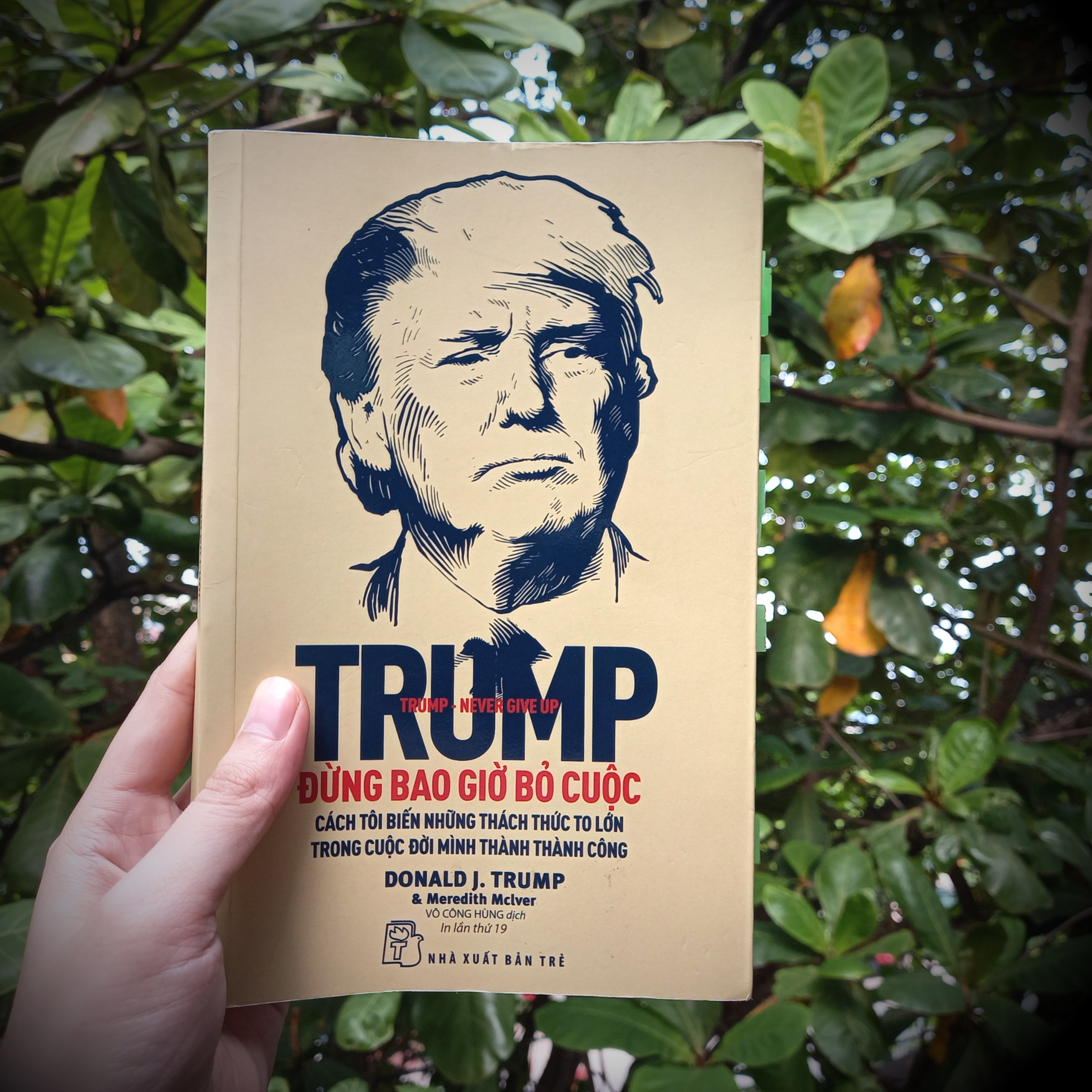 Sách trump - đừng bao giờ bỏ cuộc