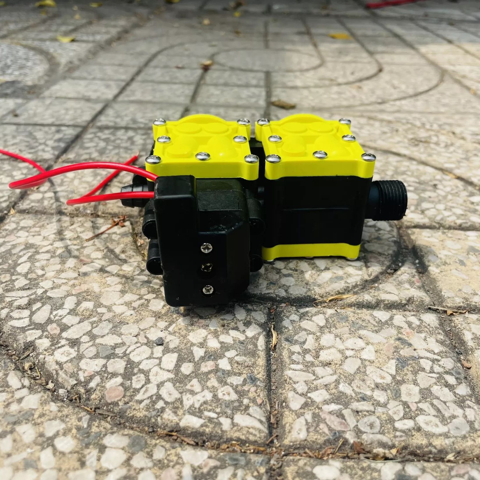 Đầu Bơm Đơn, Bơm Đôi 12V DC - Linh kiện Máy Bơm Nước Mini