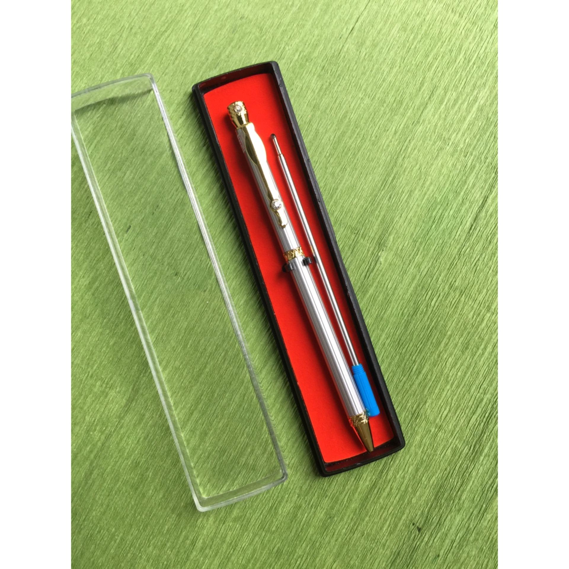 Bút bi cao cấp mực màu xanh-07