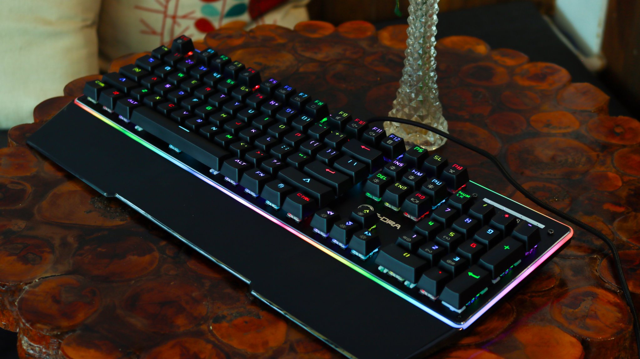 Bàn phím cơ E-DRA EK308 RGB ( Switch quang chống nước, LED RGB BH 2 năm)