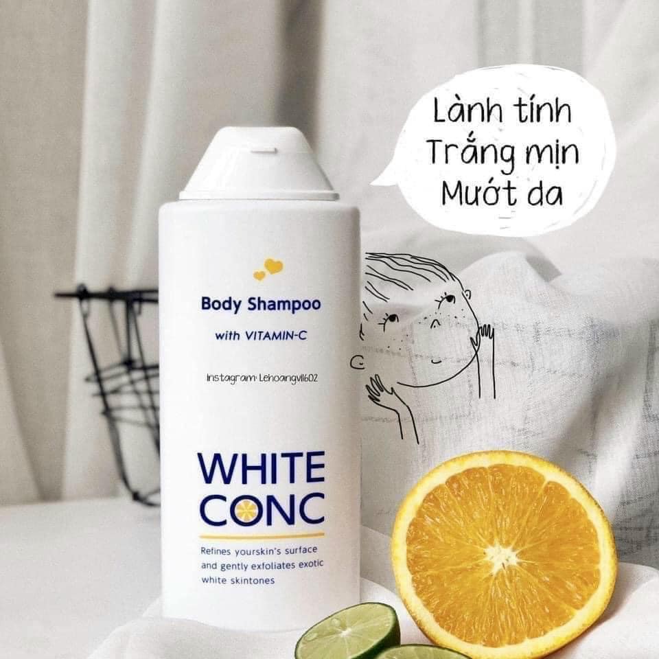 Sữa tắm trắng da white conc body shampoo with vitamin c