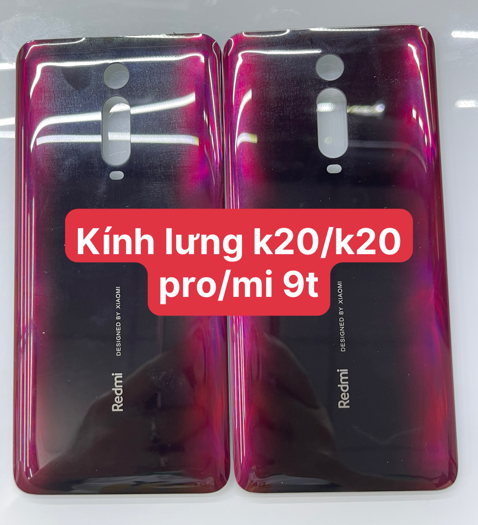 kính lưng redmi 9t / k20/k20 pro zin