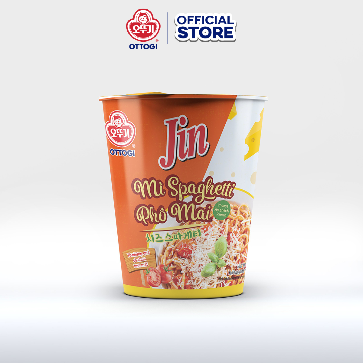 Combo 6 Ly Mì Spaghetti Vị Phô Mai Ottogi 85g