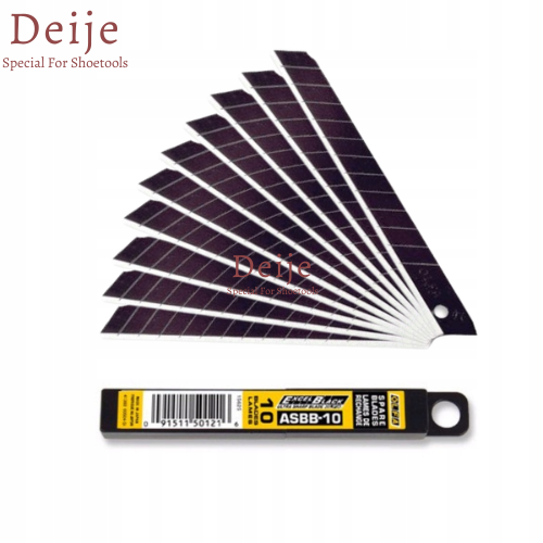 Lưỡi dao Nhật OLFA ASBB-10, lưỡi dao đen 9mm