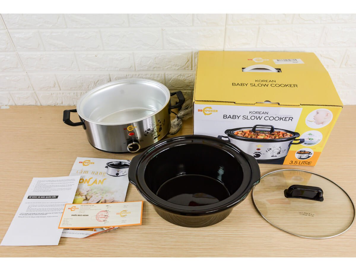 Nồi hầm chậm nấu cháo đa năng Bbcooker BS35 3.5L