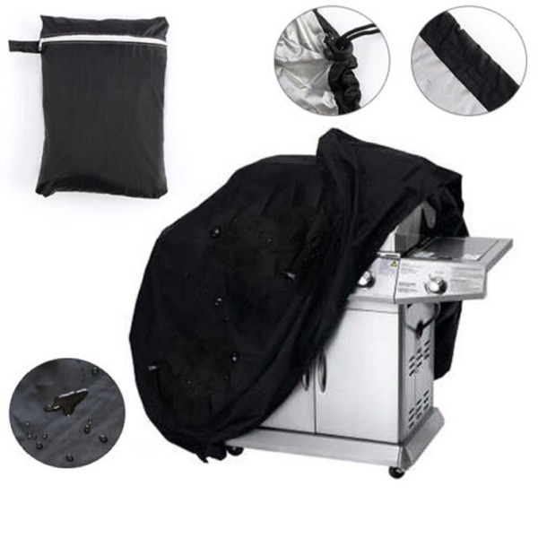 YESMILE Household Outdoor Supplies Waterproof Extra Large Barbeque Grill BBQ Cover Storage Bag Dust Covers