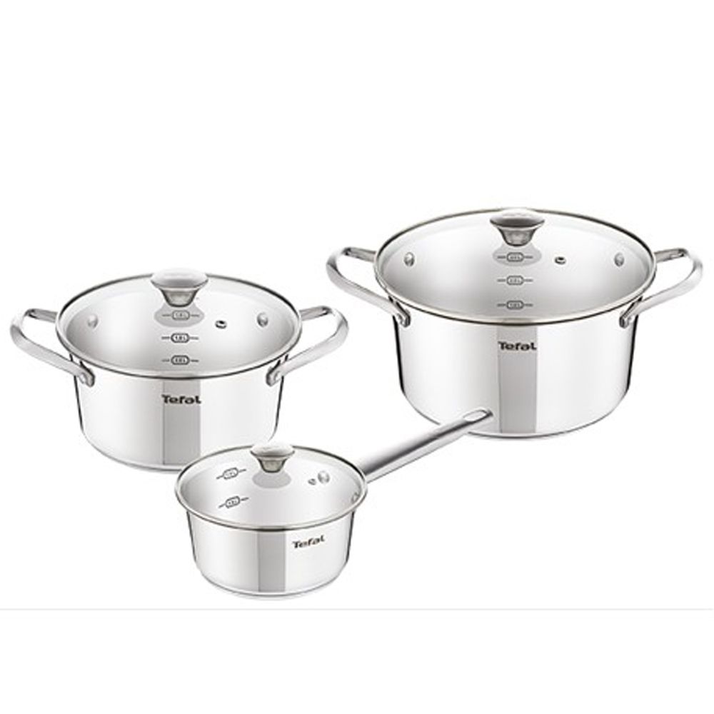 [HCM]Bộ nồi Inox Tefal Simpleo 3 có nắp