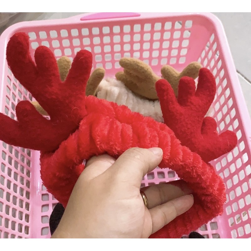 [HCM]N26 Băng đô bờm cài tóc sừng nai 3D