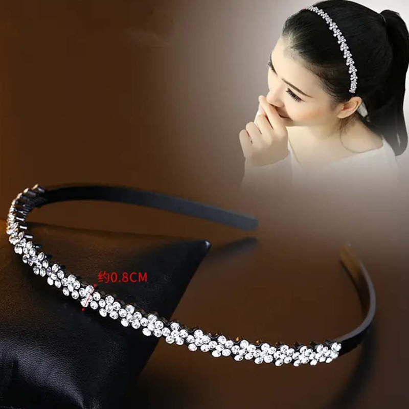1 Cài tóc nữ đính hạt lấp lánh Hoa 5 cánh