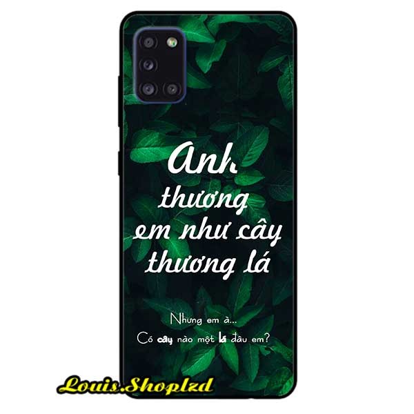 Ốp lưng dành cho samsung galaxy a31 - anh thương em