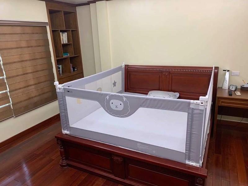 Thanh chặn giường cao cấp dạng trượt Umoo Hàn Quốc