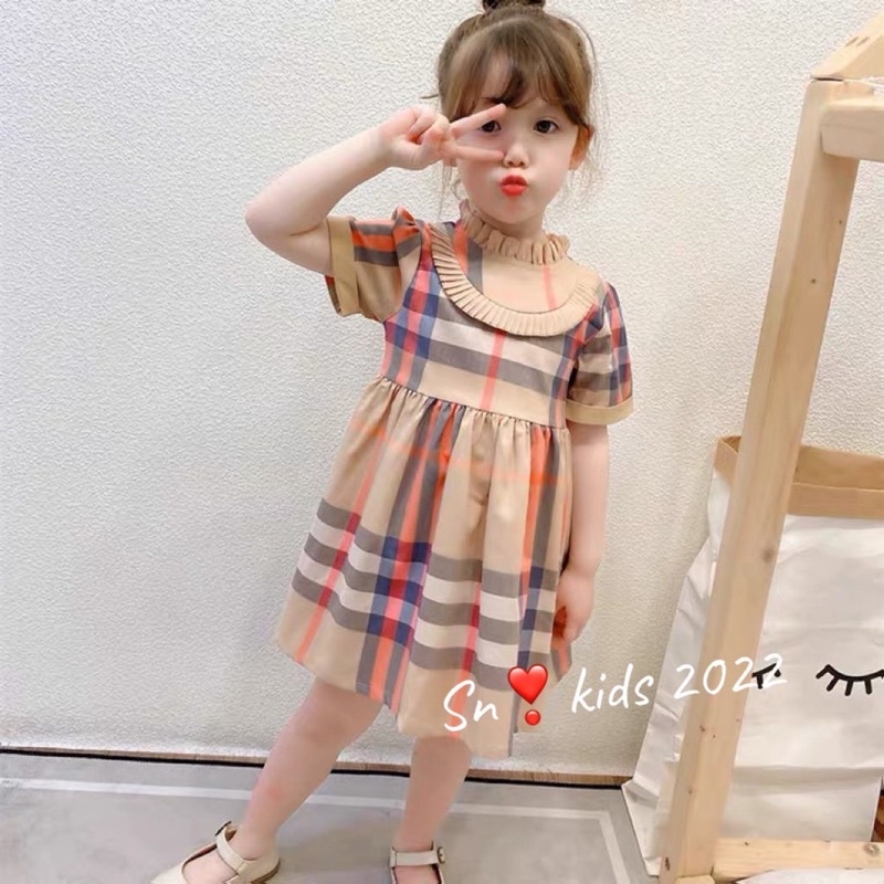 [VÁY BÉ GÁI] Váy tiểu thư BBR mẫu mới cho bé gái