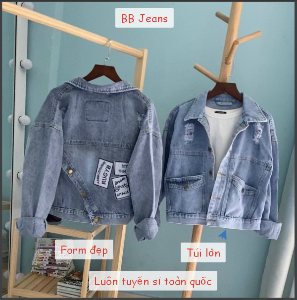 Top 8 shop bán áo khoác jeans nữ đẹp nhất tại TPHCM - sakurafashion.vn