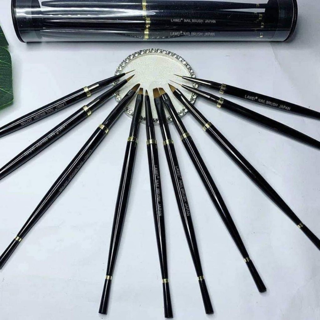 Bộ cọ cao cấp sét 10 cây hiệu Lawei Nhật