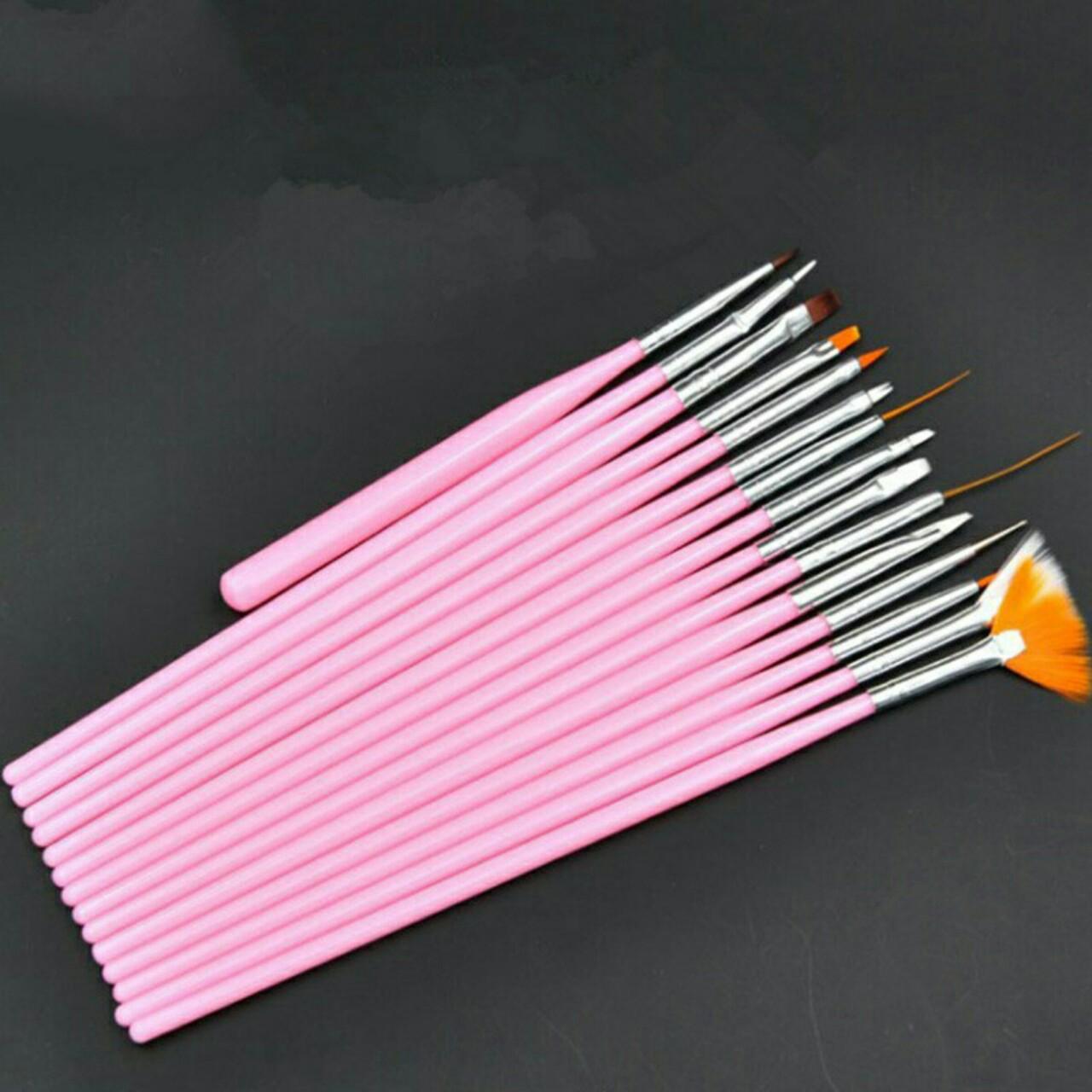 [HCM]Set 15 cọ vẽ móng nghệ thuật