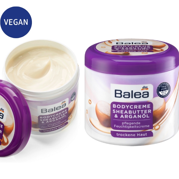 Kem Dưỡng Thể Balea Bodycreme Sheabutter & Arganol, 500 ml