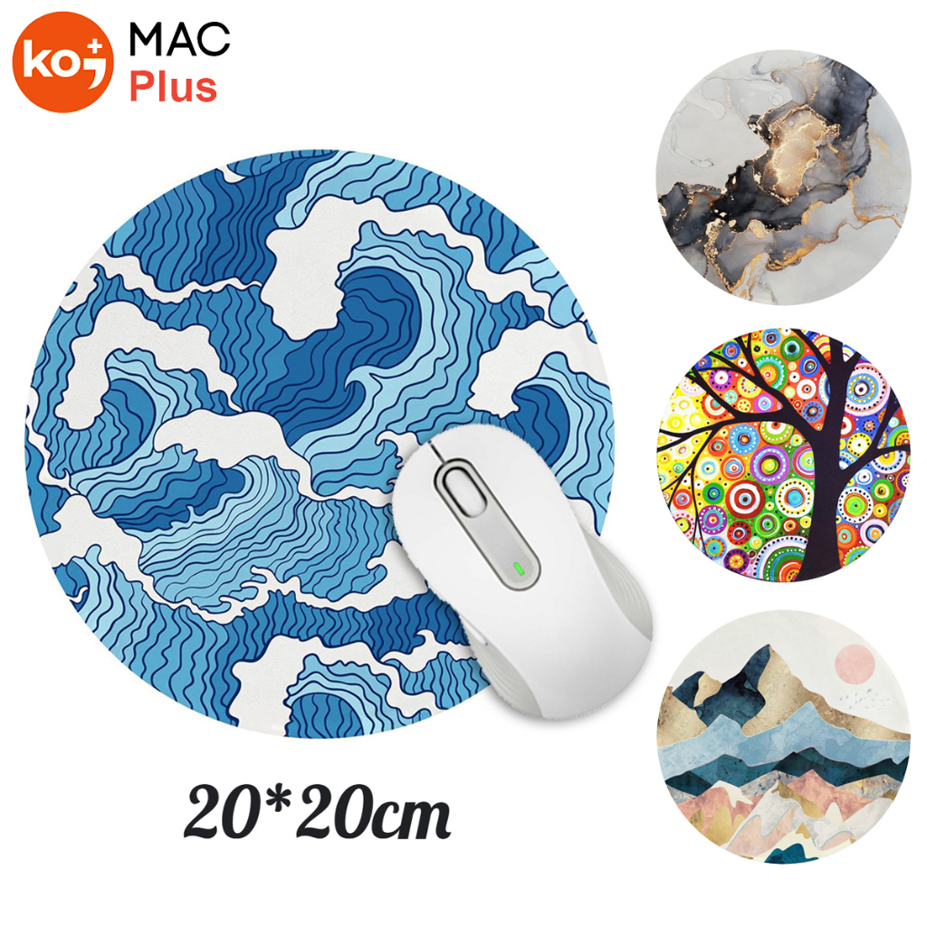 Miếng Lót Chuột Tròn Anime Đế Chống Trượt ( Small Mouse Pad Bàn Di Chuột May Bo Viền Chắc Chắn Nhiều Mẫu Lựa Chọn )
