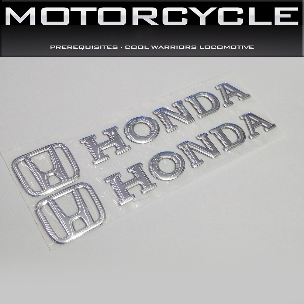 Cặp tem Honda 3D Nổi - HD Bạc