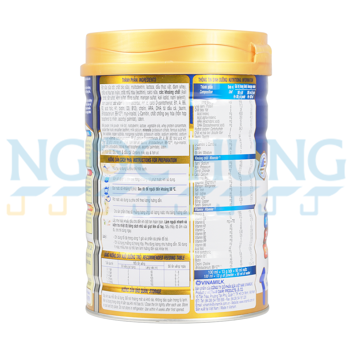 Sữa bột Vinamilk Dielac Alpha 1 (cho bé từ 0-6 tháng) - 900g