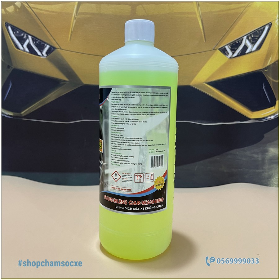 Nước rửa xe không chạm Bio25 Ekokemika chai 1L (ô tô con, xe máy)