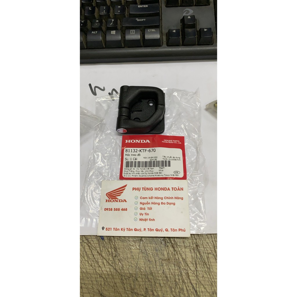 Móc treo đồ sh ý /sh việt/ mode/lead 125 zin honda