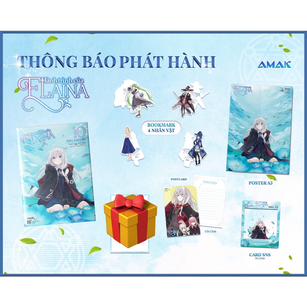 Sách - Hành trình của Elaina tập 10
