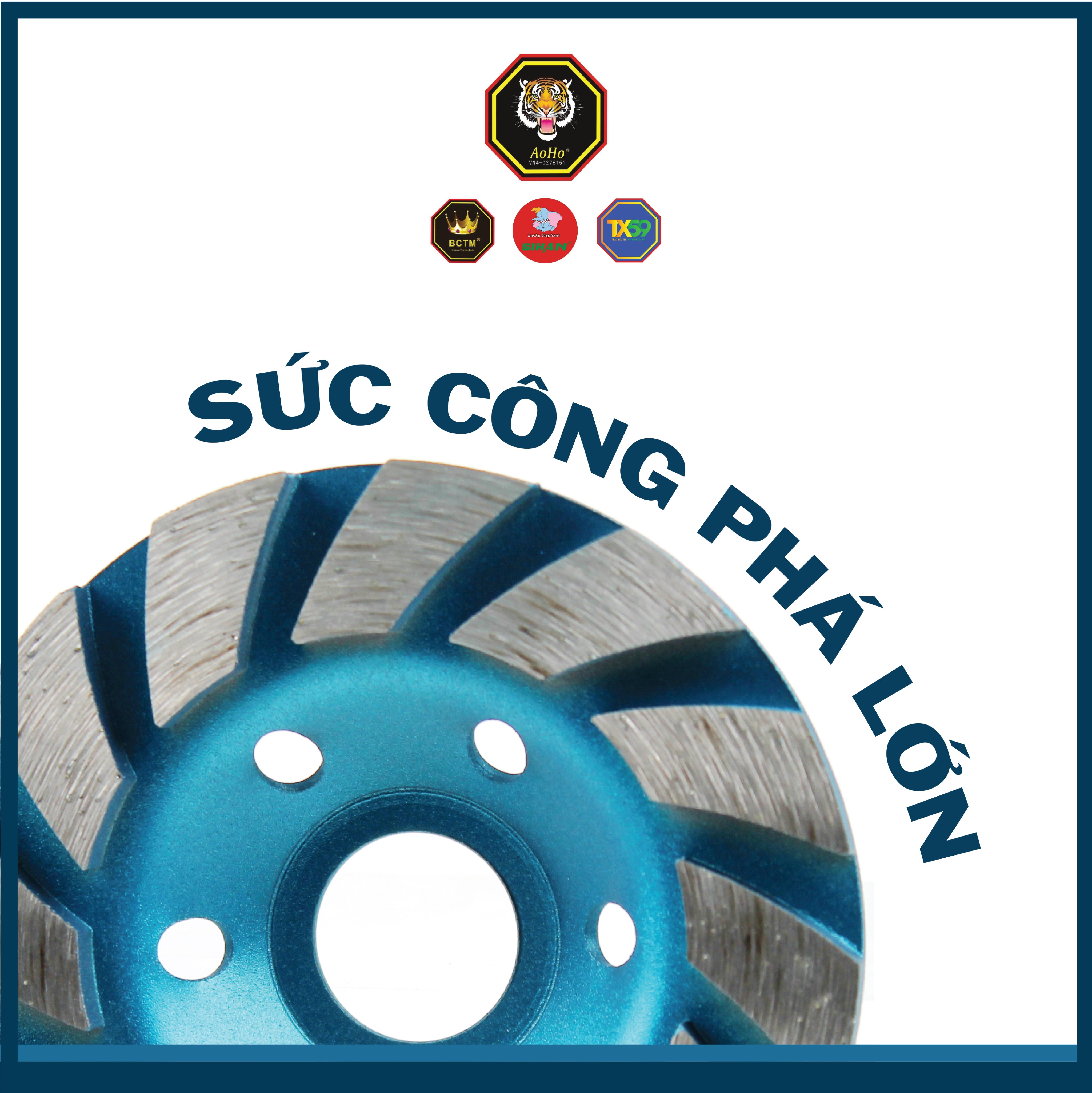Chén Mài Bê Tông  Unik _ Màu Xanh