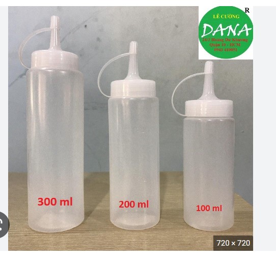 Chai đựng nước sốt 200ml - 800ml