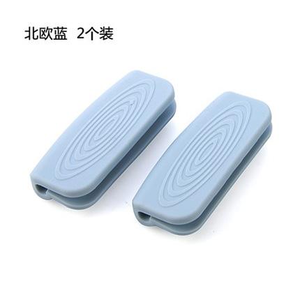 Chịu Nhiệt Cao Silicone Cách Nhiệt Clip Chảo Hấp Nồi Nấu Canh Bộ Vỏ Tay Cầm Nắp Nồi Nồi Xử Lý Găng Tay Chống Nóng Găng Tay