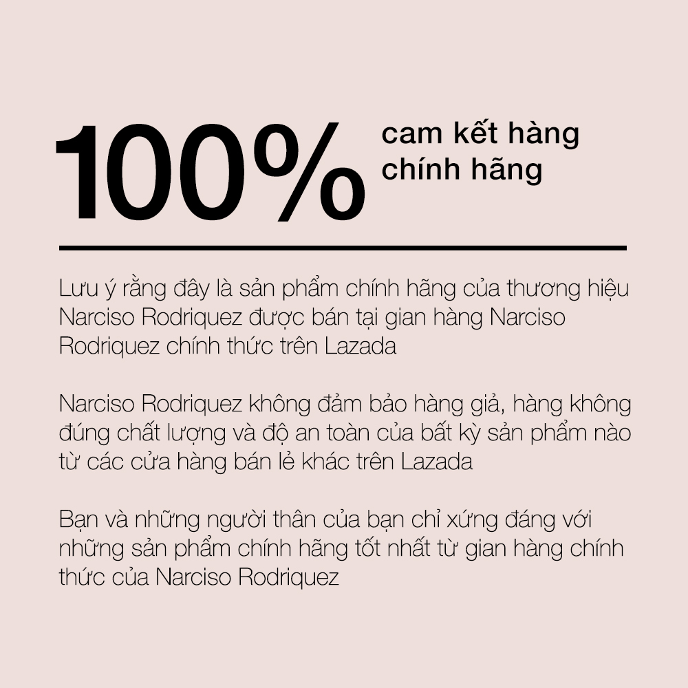 Nước Hoa nữ Narciso Rodriguez For Her Eau De Parfum 50ml