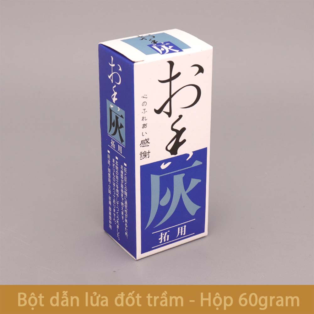 Bột dẫn lửa đốt trầm hương, dụng cụ đốt trầm hương - Linh Tâm Mộc Trầm