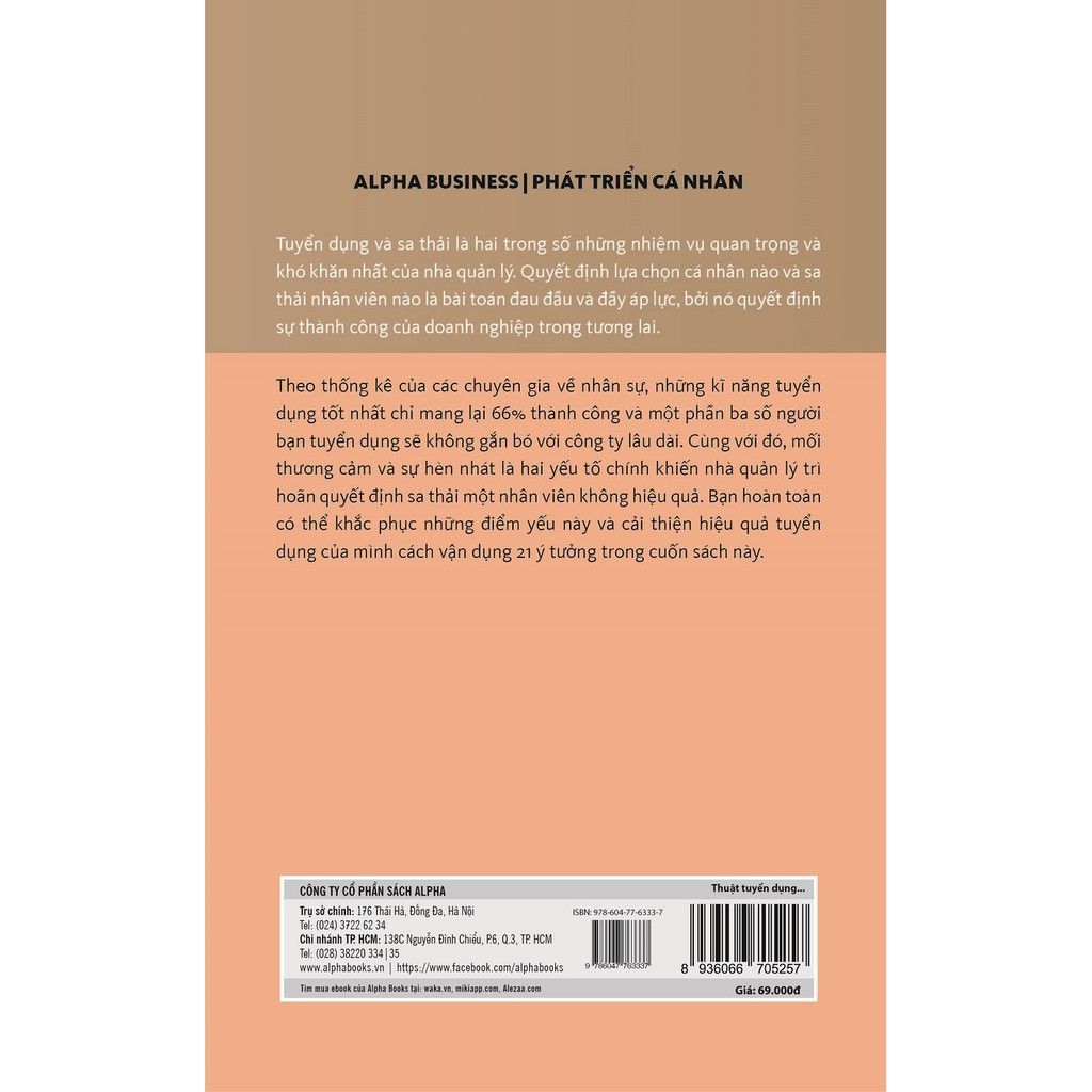 Sách - Brian Tracy - Thuật tuyển dụng và sa thải [AlphaBooks]