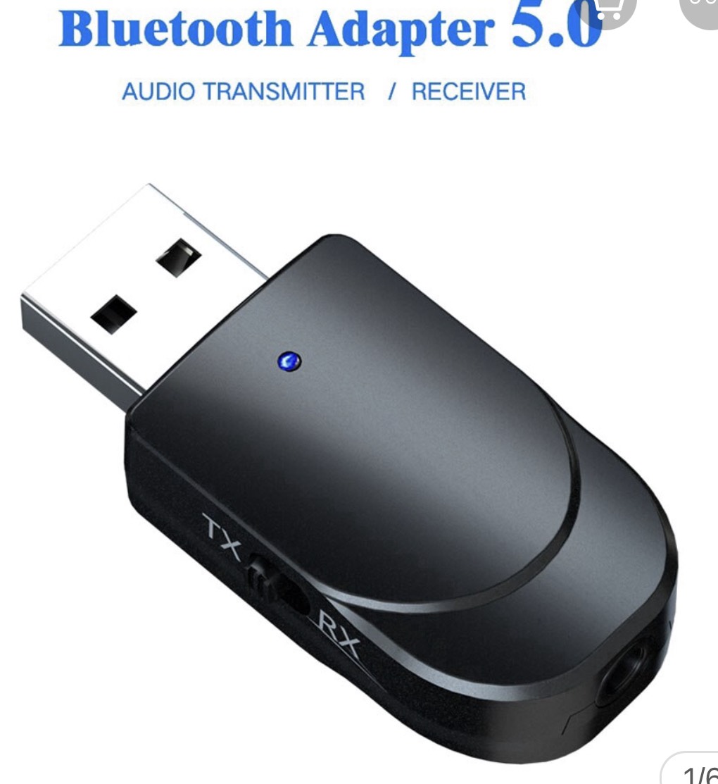 [HCM]USB thu phát âm thanh Bluetooth 5.0 với cáp AUX 3.5