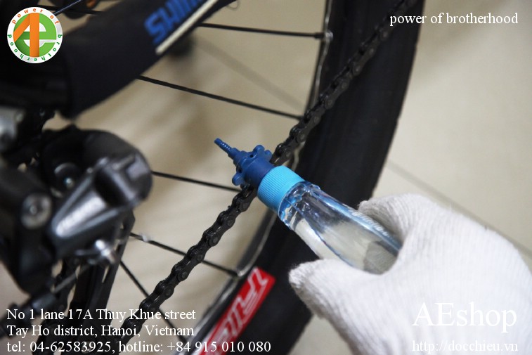 dầu tra xích xe đạp bánh răng Cylion