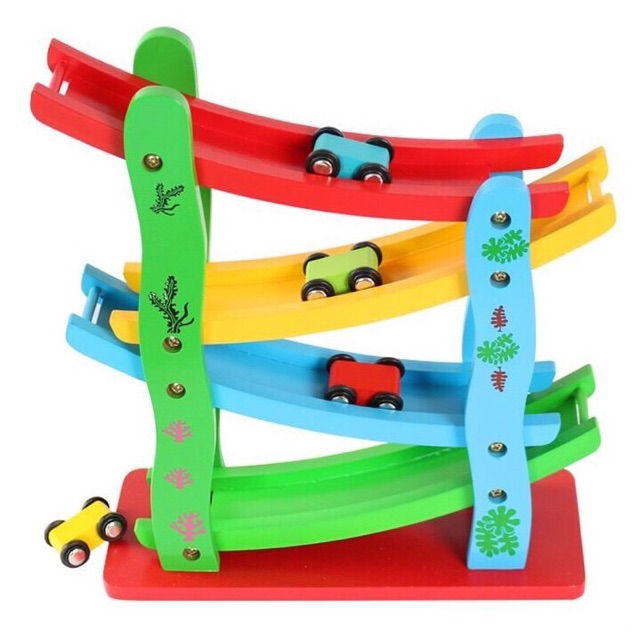 Tàu lượn Siêu Tốc 4 Tầng-Đồ Chơi Thú Vị Cho Bé