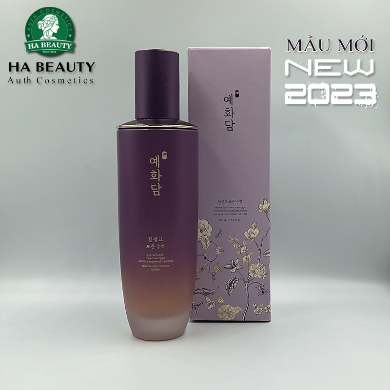 Nước hoa hồng dưỡng ẩm se khít lỗ chân lông cấp ẩm The Face Shop Yehwadam Hwansaenggo Ultimate Rejuvenating Toner 160ml