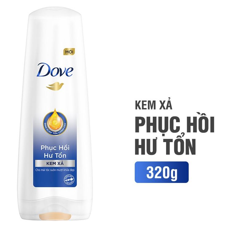 DẦU XẢ DOVE PHỤC HỒI HƯ TỔN 320gr
