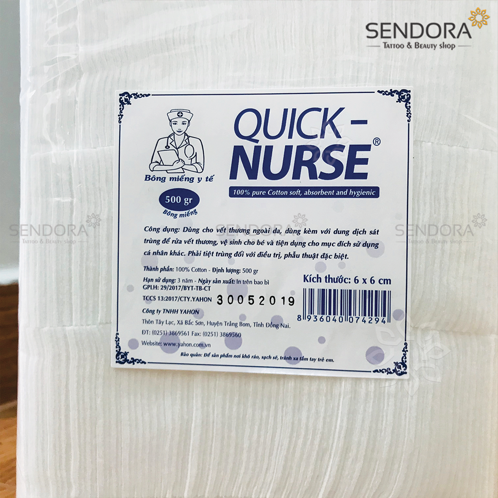 [HCM]Bông y tế cắt sẵn bịch 0.5kg