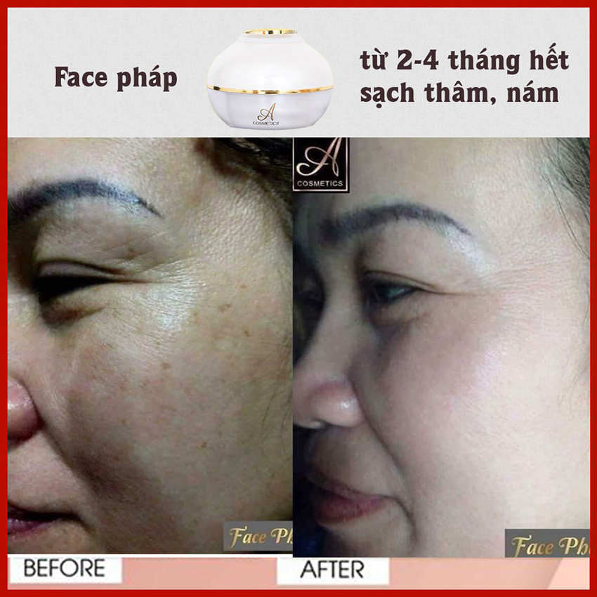 Kem Face Pháp Acosmetics dưỡng trắng da mặt 50g